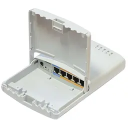 Маршрутизатор Mikrotik PowerBOX, 650MHz CPU, 64MB RAM, 5xEth, outdoor case, PSU - мініатюра 2