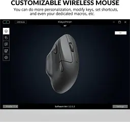 Keychron Миша Keychron M7 BT/WL/USB-A/USB-C, чорний - мініатюра 2