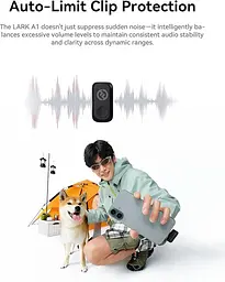 Петличний мікрофон Hollyland LARK A1 Mini Duo 2TX 1RX - мініатюра 4