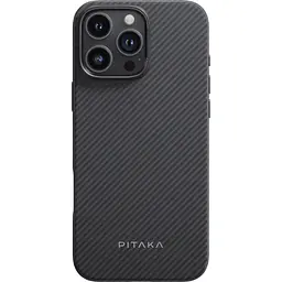 Чохол Pitaka Military-Grade Protective Case для Apple iPhone 16 Pro Max Twill 600D Black/Grey (KI1601PMPA) [126173] - мініатюра 1