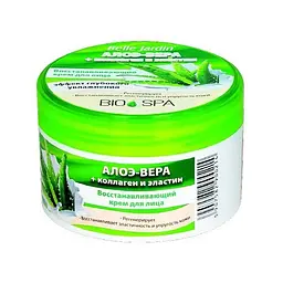 Крем для обличчя Belle Jardin Spa Naturelle відновлювальний і зволожувальний Алое Вера + Колаген та Еластин