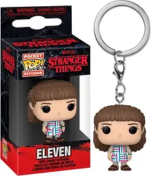 Фигурка-брелок Funko Pop Фанко Поп Очень странные дела Stranger Things Eleven Одиннадцать 4 см FP ST E 01 - мініатюра 2