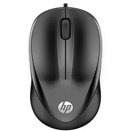 Мишка HP 1000 Wired Mouse, 3 кн., 1200 dpi, чорна