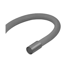 Змішувач для кухні з силіконовим виливом Champion EZA-011 (вилив сірий) graphite refl.gray CH6566, Графіт - мініатюра 2