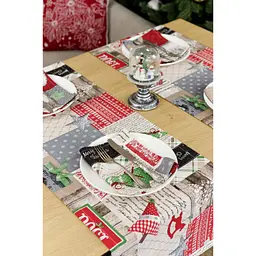 Доріжка на стіл Прованс Merry Christmas 40x140 см (031476) - мініатюра 8