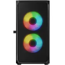 Корпус LogicConcept PORTOS MESH+GLASS ARGB fans 3x120mm BLACK без БЖ mATX - мініатюра 3