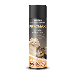 Шампунь від бліх і кліщів для собак малих порід з пропоскуром Fipromax 250 мл