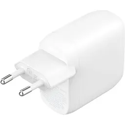 Мережевий зарядний пристрій Belkin Boost Up Charge Pro Dual USB-C 60W White (WCB010VFWH) [158902] - мініатюра 5