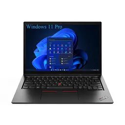 Ноутбук 2 в 1 Lenovo ThinkPad L13 Yoga Gen 3 (Intel), 13, 3 WUXGA 1920x1200 IPS, сенсорний екран 300ніт, Intel Core i5- 1235U 10 ядер, 16 ГБ DDR4, 256 ГБ SSD m2 PCIe, Intel Iris Xe, Windows 11 Pro, алюмінієвий корпус 1. 32 кг Чорний