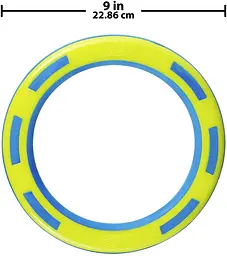Легкий водостійкий фризбі Nerf Dog Rubber & Foam Ring Dog Toy - мініатюра 4