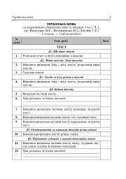 Календарне планування. 3 клас - мініатюра 4