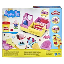 Ігровий набір для творчості з пластиліном Play-Doh Машинка з морозивом Свинки Пеппи (F3597) - мініатюра 2