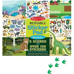 Набір наліпок Melissa & Doug Місця існування тварин багаторазові (MD14196) - мініатюра 2