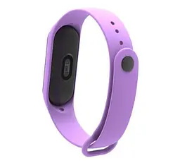 Силіконовий ремінець Primo для фітнес-браслета Xiaomi Mi Band 3 Purple - мініатюра 3