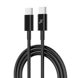 Дата кабель USB-C to USB-C 1.0m 20W CC-03B Black Grand-X (CC-03B) - мініатюра 2
