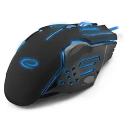 Миша Esperanza MX403 Apache USB Black-Blue (EGM403B) - мініатюра 3