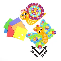 Набір для творчості Vladi Toys М'яка мозаїка Равлик, українська мова (VT4511-01) - мініатюра 3