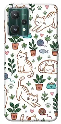 TPU чохол Demsky Cats pattern для Realme 9 Pro