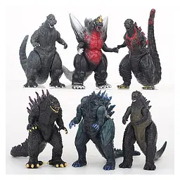 Набір іграшки фігурки Годзілла, Космодзила Godzilla 6 шт