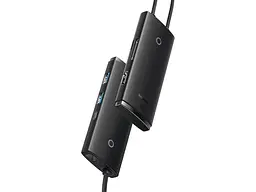 Мультипортовий адаптер BASEUS Lite Series 6-Port USB-A HUB Black (WKQX050001) - мініатюра 5