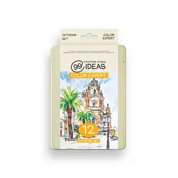 Набір олівців кольорових 99IDEAS "Color Expert" 12 кол., Outdoor Set, метал. коробка, 99CE-12OUT