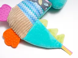 Брязкальце Ks Kids Кроко, м'яке з прорізувачем (KA10812-HC) - мініатюра 4