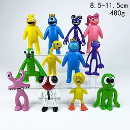 Іграшки фігурки Райдужні друзі Rainbow Friends Roblox 12 шт - мініатюра 2