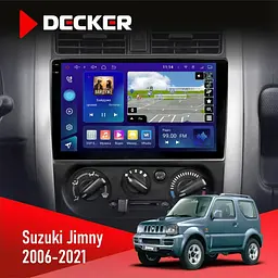 Штатна магнітола Suzuki Jimny 2006-2021 Decker D9-009 4x64, DSP, 4G, 2k Decker (НФ-00008428)
