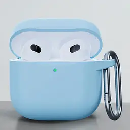 Чохол Silicone Case для Apple AirPods 4 Light Blue [122745] - мініатюра 3