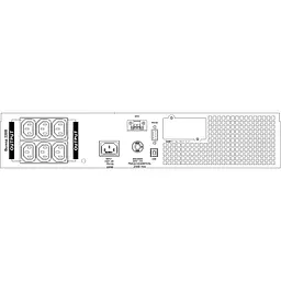 Джерело безперебійного живлення (ДБЖ) SVC RT-1KS [108227] - мініатюра 5