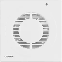 Витяжний вентилятор Ardesto BFO-100W 15 Вт 80 м3/г 2400 об./хв. 33 дБ білий