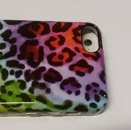 Чохол протиударний Incipio Feather для iPhone 5C Rainbow Cheetah - мініатюра 4
