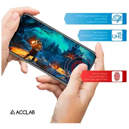 Скло захисне ACCLAB Full Glue Infinix Note 12 Black (1283126546556) - миниатюра 6