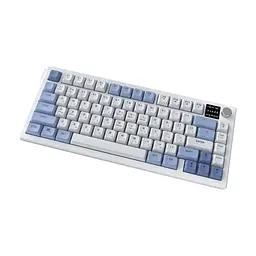 Клавіатура Ajazz AF82 Wireless/Bluetooth/USB UA Black/White (AF82-BW) - мініатюра 6
