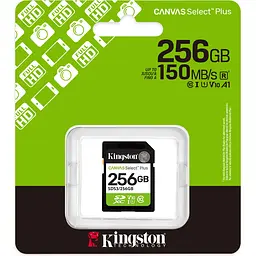 Карта пам'яті Kingston SDXC Canvas Select Plus 256GB Class 10 UHS-I V10 A1 (SDS3/256GB) [144829] - мініатюра 3