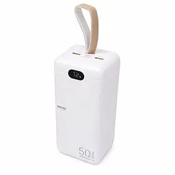 Павербанк Remax RPP-117 / 50000 мАг / до 27Вт / USB-C + USB-A + Micro-USB / PD+QC / Білий - мініатюра 3