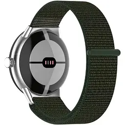 Ремінець DK Nylon Sport Loop для Google Pixel Watch 1 / 2 (016453) (olive flak) - мініатюра 2