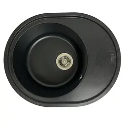 Кухонна мийка Adamant Vast 610x495x200 чорний 100001497, Чорний