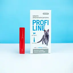 Краплі на холку для котів ProVET Profiline від зовнішніх паразитів до 4 кг 4 піпетки по 0.5 мл - мініатюра 5