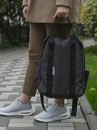 Рюкзак-антикрадій OOLOO Кенгуру mini 40x30x12 см,  антрацит 2700 - мініатюра 6