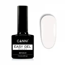 Гель для нарощування Canni Easy gel 01 Milky 7.3 мл - мініатюра 2