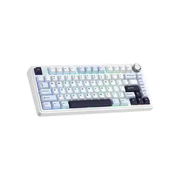 Клавіатура Aula F75 Pink Switch USB UA White (6978080504883) - мініатюра 2