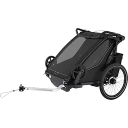 Дитяча коляска Thule Chariot Sport 2 Double (Black) (TH 10201031) - мініатюра 7