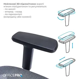 Офісне крісло OfficePro Balance OC620-B-DG-DG (OC620-B-DG-DG) - мініатюра 14