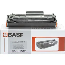 Картридж тон. BASF для HP LJ 1010/1020/1022, Canon MF4110/4120 аналог Q2612A/FX9/FX10 Black ( 2000 ст.) (BASF-KT-Q2612-Universal) - мініатюра 1