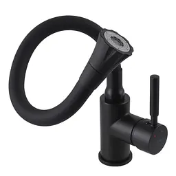 Змішувач для кухні Globus Lux Lazer GLLR-0203SA-BB-B01 Чорний матовий - мініатюра 6