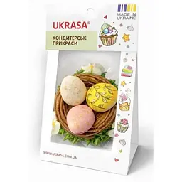 Великоднє гніздечко УКРАСА з писанками мікс
