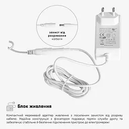 Лампа світлодіодна Mealux з пультом біла (DL-1020 + remote White)  - мініатюра 13