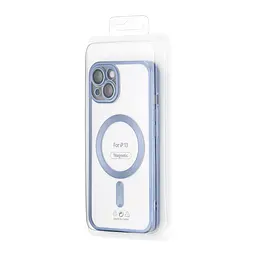 Чохол Ductil Metallic Edge with MagSafe (Protected Camera & Lens) iPhone 13 Light Blue - мініатюра 2