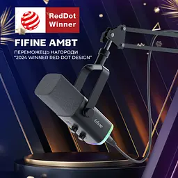 Мікрофон Fifine AM8T USB Black (AM8T) - мініатюра 4